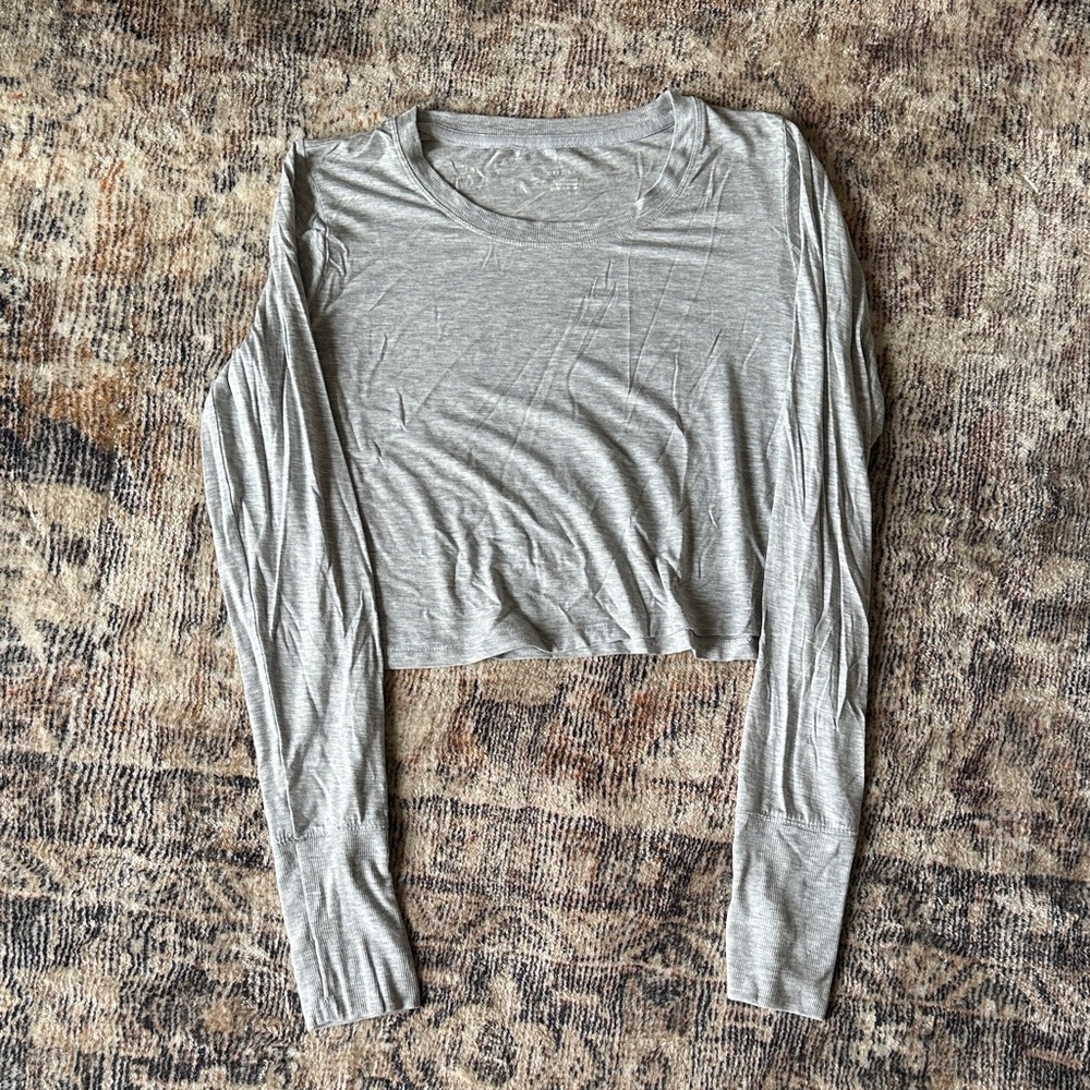Offline by aerie Cropped Long Sleeve T-Shirt